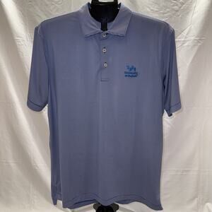 Men’s Peter Millar University of Buffalo Golf Polo Blue Striped Size: M